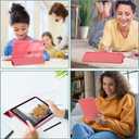 ProCase for iPad (A16) 11th Generation 11 Inch 2025/10th Generation 10.9 Inch 2022 Case with Pencil Holder, Hybrid iPad 11 10 Case with Clear Back, Supports Auto Wake/Sleep -Pink