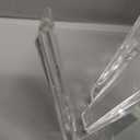 HOPGGIE 10.6" Semi Flush Mount Ceiling Light Mini Small Crystal Chandeliers Modern Hallway Light Fixtures Ceiling Flush Mount Ceiling Light Fixture for Entryway Bedroom Bathroom Living Room