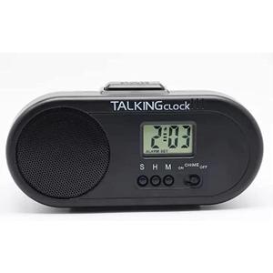 Digital Alarm Clock LCD Voice Talking Table Clock,Speaks The time Hour mintes Talking Alarm Clock for The Blind with Cute Music Alarm Wake up.