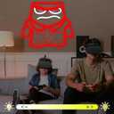 Cartoon Anime Neon Sign for Wall Decor Dimmable Cartoon Anger Neon Light Sign, LED Anger Neon Light for Bedroom Birthday Christmas Party Gifts10.9 * 12.2Inch