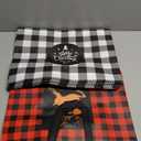 YANGTE 8 Pack Extra Large Christmas Gift Bags, Reusable Tote Bags with Handle Non-Woven Christmas Grocery Shopping Totes for Holiday Xmas, 16.9 * 12.6 * 6.8"