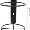 Hemoton Wall Mounted Wine Rack Single Bottle Holder Metal Wall Wine Shelf for Home Bar Kitchen Dining Room Storage and Display