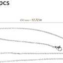 100 Pack 18 Inch Stainless Steel Necklace Chains Bulk, 1.2mm Silver Chain Necklace with Lobster Clasps, DIY Jewelry Chains for Making Jewelry, Women and Men