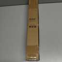 Hei!Dear Blackout Curtain Rod for Windows 36 to 72 inch (3-6Ft), Wrap Around Room Darkening Curtain Rods, 5/8" Samll Adjustable Modern Decorative Window rod,Silver