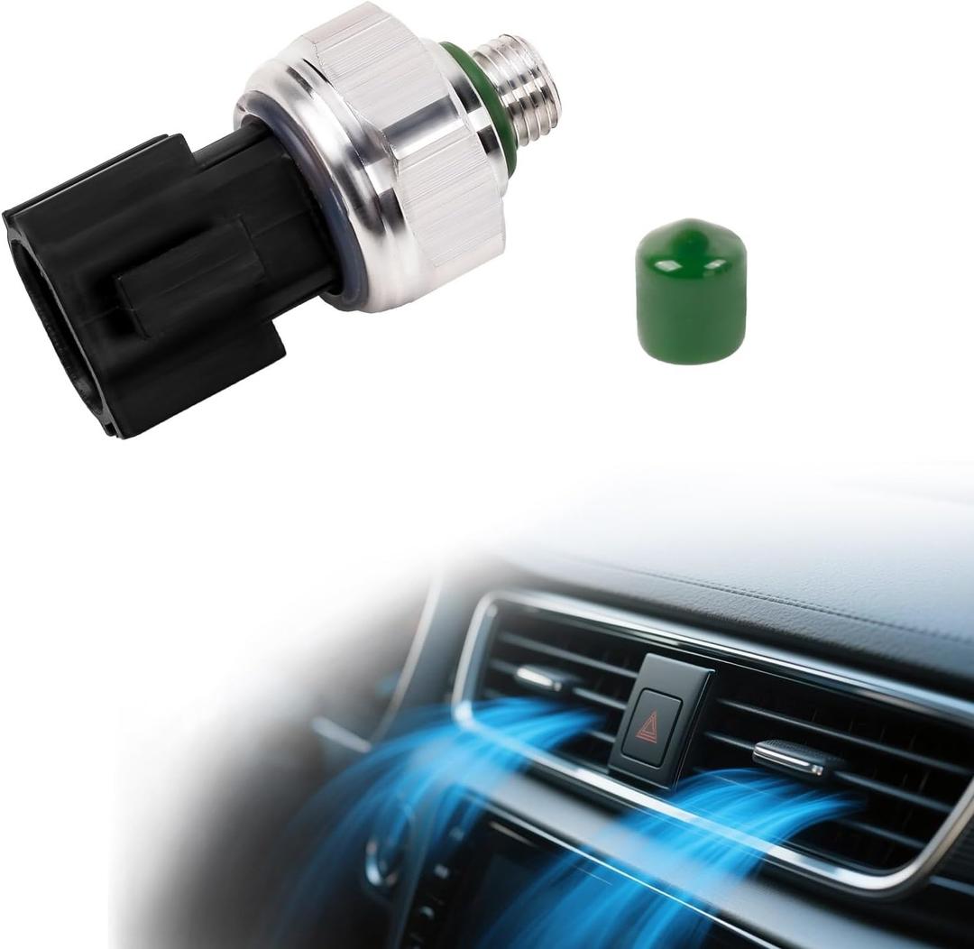 Upgraded Accent/Sonata/Forte A/C Pressure Switch, Compatible with Sonata Santa FE Accent Azera Elantra Tucson, Forte O-ptima Sorento, HVAC Pressure Transducer Replace#977213K000, 977211G000