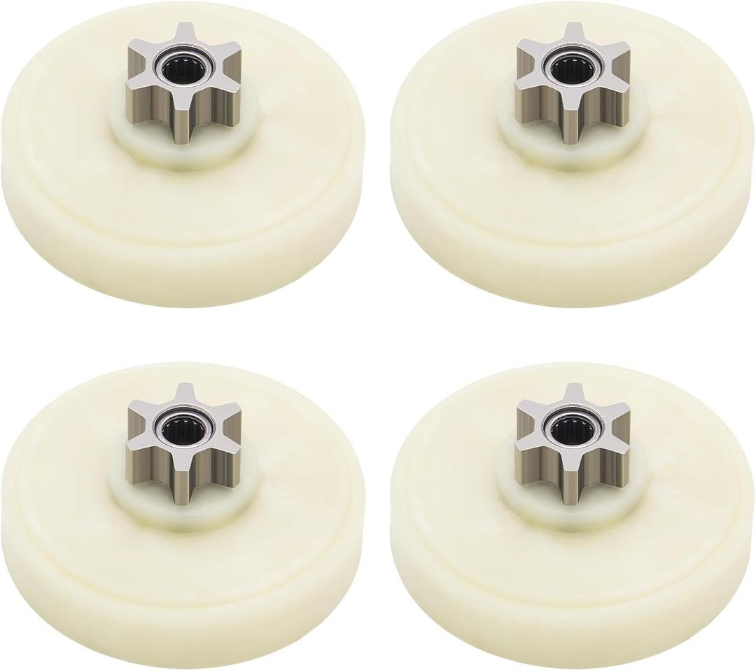 717-04749 107713-01 Sprocket Gear Kit Fits MTD 6 Teeth Chainsaw Remington Pole Saw Replace 717 04749, 71704749, 075752, 75752 (4PCS)