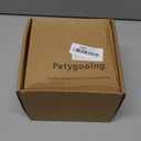 Petygooing Black Elevated/Raised Ceramic Dog Bowl for Small Breeds, Dog Food Water Dish with Stand,Pet Feeding Bowl with Anti Slip Rubber for Cats and Small Dogs Puppy 13.5 OZ (5.1In / 1.7 Cups)