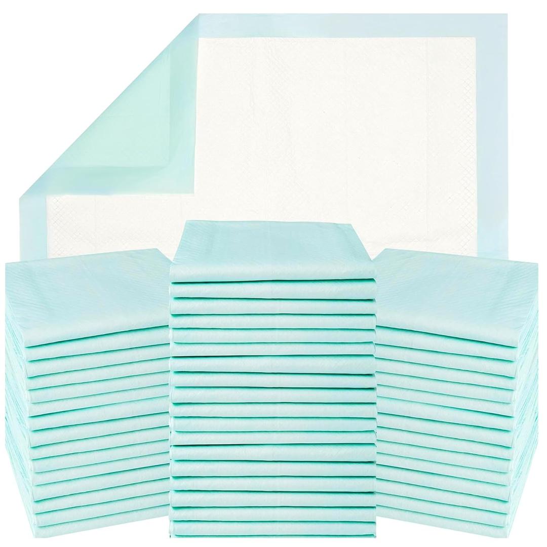 GREEN LIFESTYLE Underpads - Pet Training Pads for Dogs, Cats, Bunny, Chucks Pads for Adults, for use as Incontinence Bed Pads, Seniors Bed Pad (Pack of 50 - 36x36)