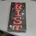 Merry Christmas Welcome Porch Sign Xmas Wooden Door Sign 47'' Large Porch Sign for Home Front Door Yard Party Decor (One Size, Black)