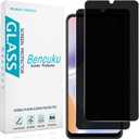 2 Pack Privacy Screen Protector for T Mobile Revvl 7/REVVL 8 Anti Spy Tempered Glass, Anti Scratch, Bubble Free, Case Friendly, 6.33"L x 2.79"W