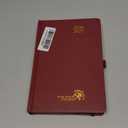 POPRUN 2026-2027 Daily Planner One Page Per Day (Medium - 5.75" x 8.5") - Academic Calendar Book(July 2026 - June 2027), 2026 Day Appointment Book with Pen Holder, Hardcover - Burgundy