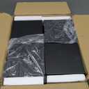 6x6 Post Base 4 Pcs, (Inner Size 5.6x5.6) Post Brackets Kit, Heavy Duty Black Metal Powder-Coated Post Anchor Outdoor Framing Module Fit for Support Deck Base Plate Pergola Brackets Fence Kit