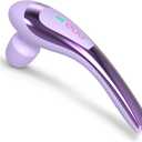 Personal Vibrating Handheld Massager-Cordless Rechargeable Electric Mini Hand Held Portable Seven Massage Wand for Full Body