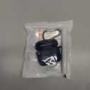 ATUAT Compatible with AirPods 4 Case Cover, Protective Silicone Skin Accessories with Keychain for Women Men for Apple AirPods 4th Generation Case(2024), Front LED VisibleMidnight Blue