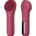 Face Scrubber, NgraCoola CLIE Facial Cleansing Brush, Waterproof and Rechargeable Face Scrub Brush for Men & Women, Cleansing, Exfoliating and Massaging, Electric Face Wash Brush - Berry