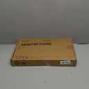 suptek Dual Monitor Stand Riser,Large Monitor Laptop Stand Riser 3 Adjustable Heights Computer Stand for Laptop, Printer, Notebook(MST016L)