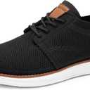 Bruno Marc Men's KnitFlex Breeze Mesh Sneakers Oxfords Lace-Up Lightweight Casual Walking Shoes (Black, 11)