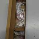 2 Pack Curtain Rods for Windows 28 to 48 Inch(2.3-4ft), 1 Inch Brushed Nickel Curtain Rods Set, Adjustable Heavy Duty Curtain Rod, Modern Drapery Rods for Bedroom Living Room, Size 32"- 60"