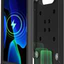 iPad Wireless Charger Magnetic Case  CTA Wireless Charging Magnetic Shockproof Case & Desk Stand Cover for 10.2" Inch iPad 7/8/9 Gen - iPad Air 3/4/5 & 10.5" Inch iPad Pro & More Tablets - (PAD-ICCB)