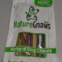 Nature Gnaws Bully Sticks for Dogs 11-12" (8oz) - Mixed Thickness - Long Lasting for Aggressive Chewers and Large Dogs - Natural Beef Dog Chew Bones