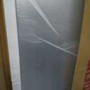 ISKM Silver Framed Mirror for Wal Bathroom Mirror for Wall 51" x 30" Matte Framed Vanity Mirror Anti-Rust, Tempered Glass, Rounded Rectangle Mirror(Horizontal/Vertical)