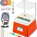 NEWTRY 3-in-1 Stained Glass Grinder, Portable Mini Grinder Machine for Curves & Angles Grinding & Drilling, Stained Glass Kit for Ceramic Polishing, Mosaics Arts & Decoration
