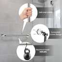 ZUEXT 2 Pack 24 Inch Chrome Stainless Steel Bathroom Shower Grab Bar