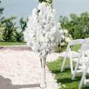 Artificial Cherry Blossom Tree with Stand, White Wedding Party Flower Tree Decoration, Everlasting Flower Tree, Wedding Party Decoration Flower Guide