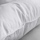 Luxury Feathers Down Pillow Queen Size, Hotel Quality Fluffy Bed Pillow, Soft Pillow for Sleeping, Organic Cotton Cover(20x28, Pack of 1)