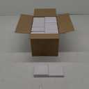 Small Gift Boxes, 40 Pack 3.5x3.5x1 Inch Bulk Cotton Filled Small Jewelry Boxes with Lids for Necklace Ring Bracelet Earring Display Box (White)