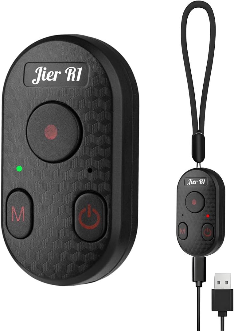 Bluetooth Camera Remote Control for iPhone, GoPro Camera Shutter Remote with Type-C Charging - 65ft Range - Instant Pairing - Compatible with iPhone 12-17 Pro Max, GoPro 8-12, iPad, Android