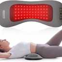 Electric Lumbar Support Pillow with Red Light 660/850nm Back Massager