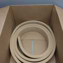 Pushglossy 3.25" x 12ft Flexible Molding, Paintable Trim, Wide Cove Crown, 11/16" Thick X 3.25" Wide X 12 ft Long