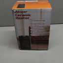 Space Heater, 1500W Electric Heaters Indoor Portable with Thermostat, PTC Fast Heating Ceramic Room Small Heater with Heating and Fan Modes for Bedroom, Office and Indoor Use (Black)