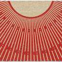 LUVADIAN Red Boho Door Mats Outdoor - Boho Terracotta Sun Front Door Mat, Boho Welcome Mat, Sun Bath Mat, Boho Door Mat Doormat Outdoor Indoor Entrance, Indoor Door Mats for Entryway, 17x30 Inch
