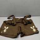 fun shack Womens Lederhosen Costume, German Lederhosen Costume Women, Bavarian Oktoberfest Costumes Women (Large, Brown)