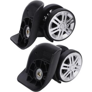Suitcase Wheels, 1 Pair Luggage Wheels DIY A65 for Suitcase Replacement Accessory