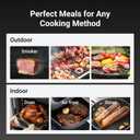 ThermoMaven Smart Bluetooth Wireless Meat Thermometer: Standalone Base, WiFi Unlimited Range, 6 Sensors with NIST Certified Accuracy, 2 Probes for Kitchen, BBQ, Grill, Oven, Smoker, Rotisserie