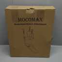 mocomax Basketball Return Attachment, 180 Rotatable Basketball Rebounder with 3 Stable Large Hooks for 18" Rim, Basketball Training Accessories for Outdoor & Indoor Solo Play & Practice (Black)