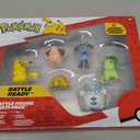 Pokmon Battle Figure 6 Pack - Features 2-Inch Pikachu, Joltik, Galarian Darumaka, Riolu, Chikorita and Cleffa Battle Figures
