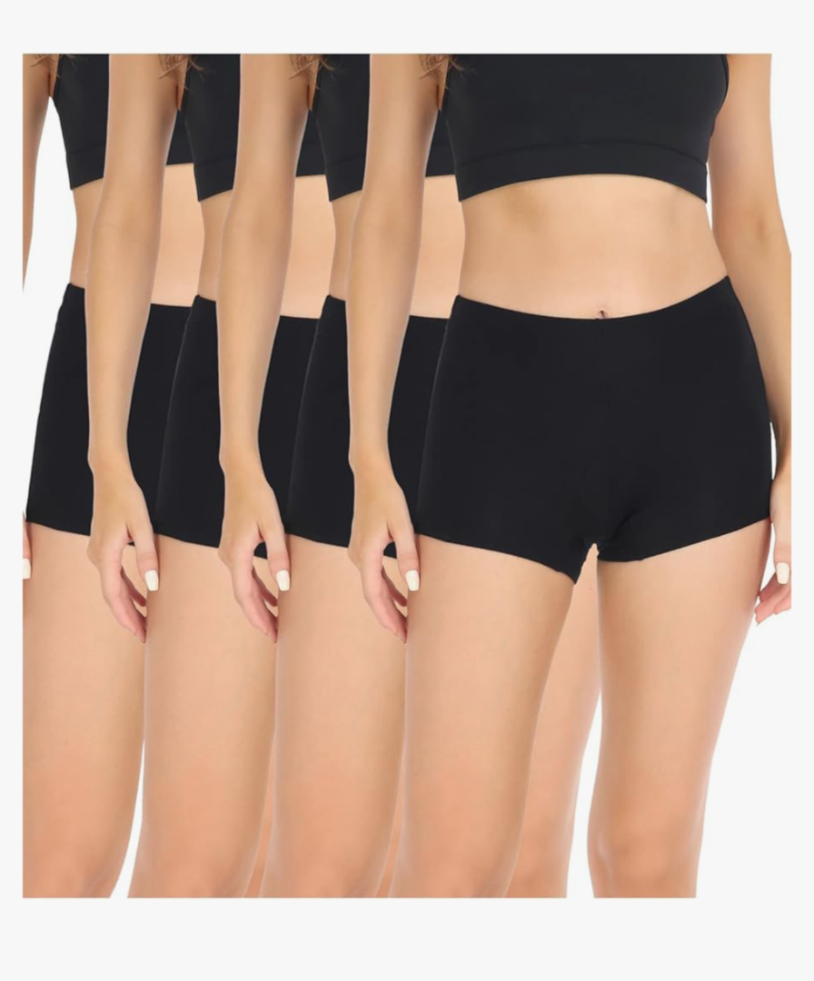 wirarpa Women's Boyshorts Panties Cotton Boxer Briefs for Ladies Underwear Shorts with Cotton Crotch 8 Pack