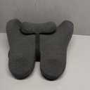 Lumbar Support Pillow for Office Chair - Lower Back Pain Relief Cushion with Adjustable SpineAlign Bolster, Memory Foam Pillow for Car, Couch, Gaming Seats - Dual Straps, Dark Grey