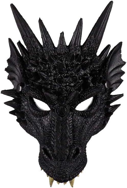 BaronHong Dragon Halloween Cosplay Mask Foam Rubber Cosplay Costume Accessory (Medium)