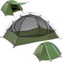 Clostnature 6 Person Lightweight Backpacking Tent, Camping Tent, Green