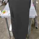 Ironging Board, Metal Mesh Panel Folding Iron Board with Retractable Iron Rest, Height Adjustable Iron Table with 4 Layerd Cover & Pad, Heavy Duty & Large, 43"x13" Black