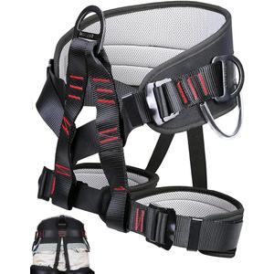 Adjustable Thickness Climbing Harness Half Body Harnesses for Fire Rescuing Caving Rock Climbing Rappelling Tree Protect Waist Safety Belts