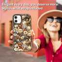 Magnetic for iPhone 11 Magsafe Case Cute Aesthetic - Durable Fashion Funny Phone Case - Girly Bear Pattern Print Cover Design for Woman Girl 6.1 inches Black