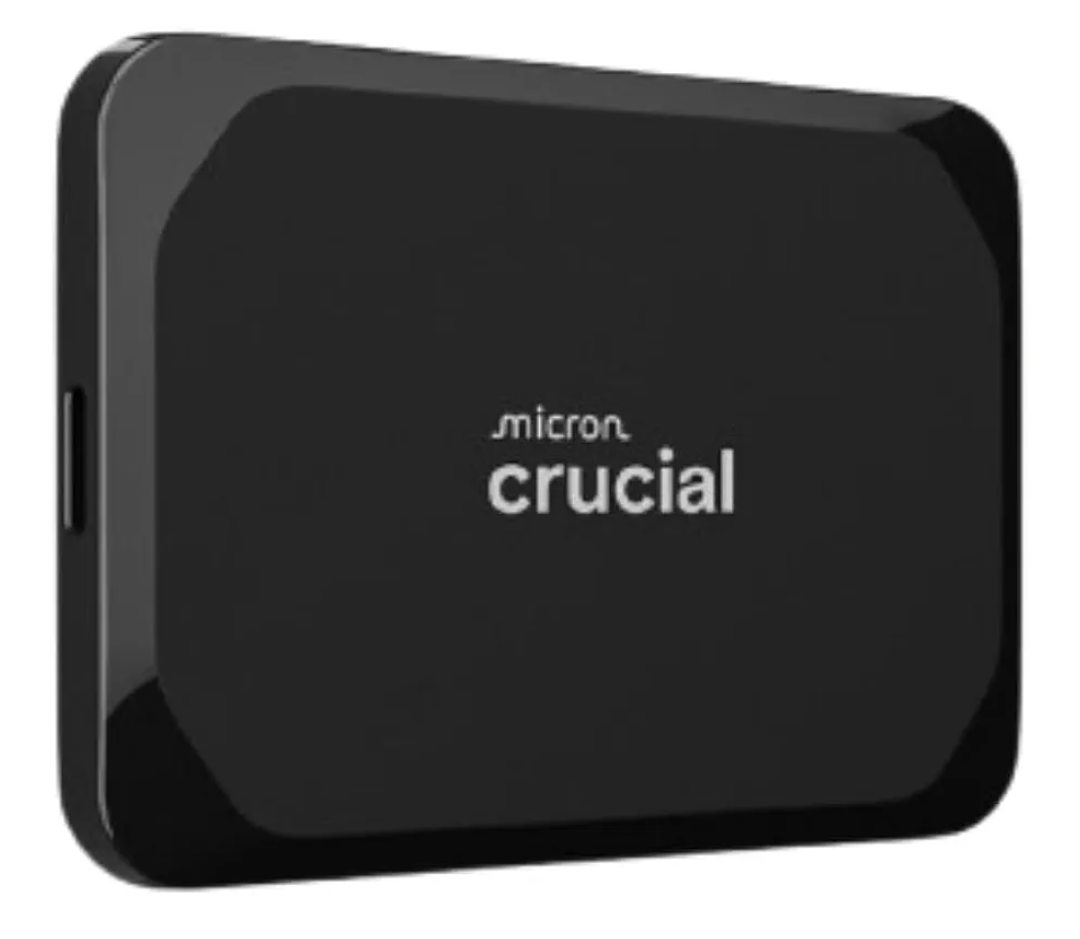 Crucial X9 2TB Portable SSD, Up to 1050MB/s, USB 3.2 USB-C, External Solid State Drive, Compatible with Windows, Mac, & Android, Reliable Storage for Games, Files, & Backups, Black - CT2000X9SSD902