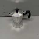 GROSCHE Milano Moka Pot | 3 Espresso Cup - 5 oz | Stovetop Espresso Percolator & Coffee Maker Portable, Ideal for Home and Camping, 3 espresso cups, Silver