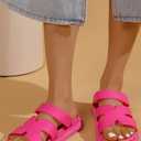 MIA Women's Slide Sandals, Pink, Size 8